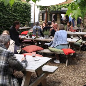 Picknicktuin Groep in de picknicktuin
