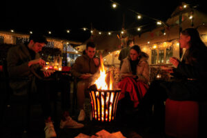 WinterBBQ groepje - 2 WinterBBQ appelplein