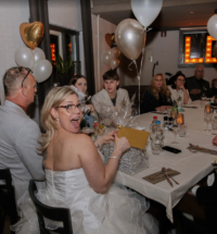 Diner in schiet Bruiloft